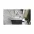 Umywalka nablatowa 50x40 LAVITA Galera Black Line